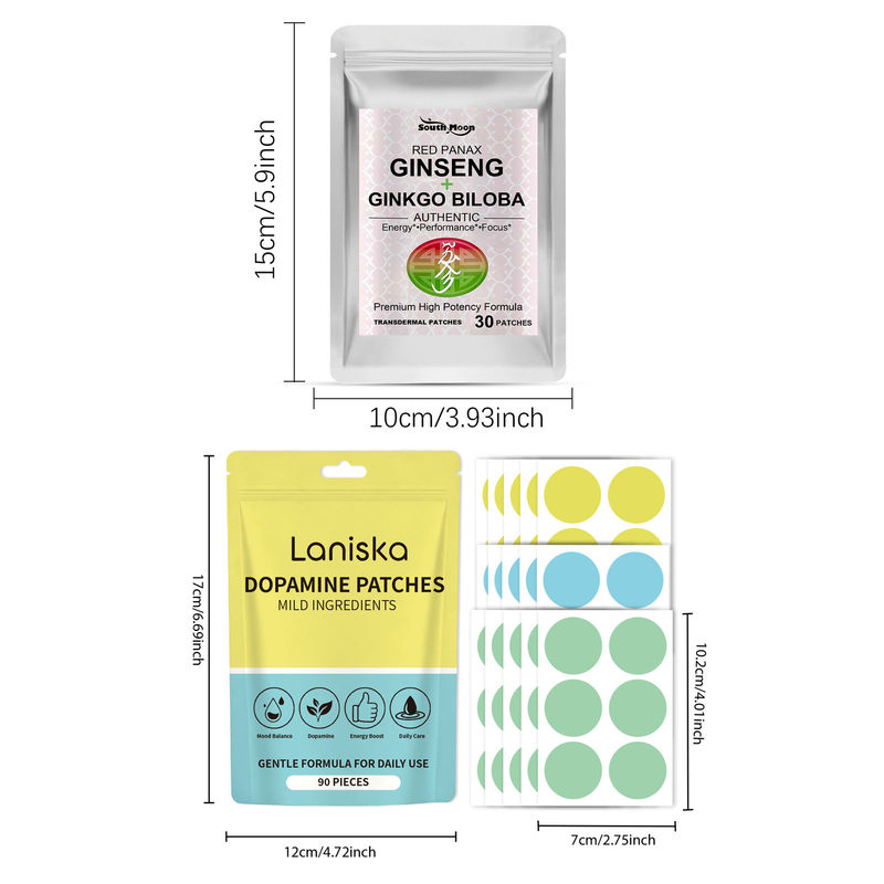120pcs Combo Dopamine Patches  - огляд і ціна Ginger Tea