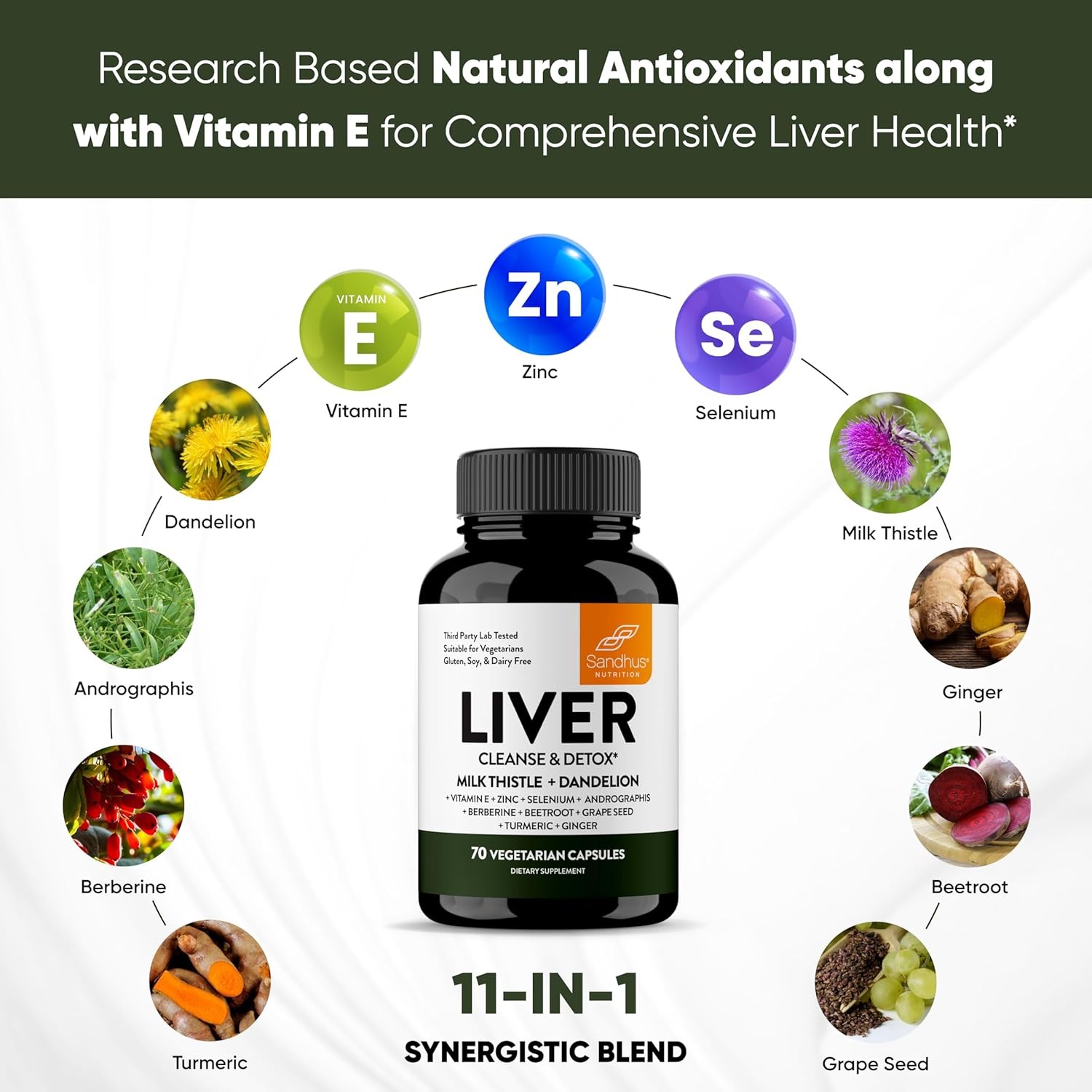 Liver Cleanse Detox & Repair S - огляд і ціна Herbal Supplement