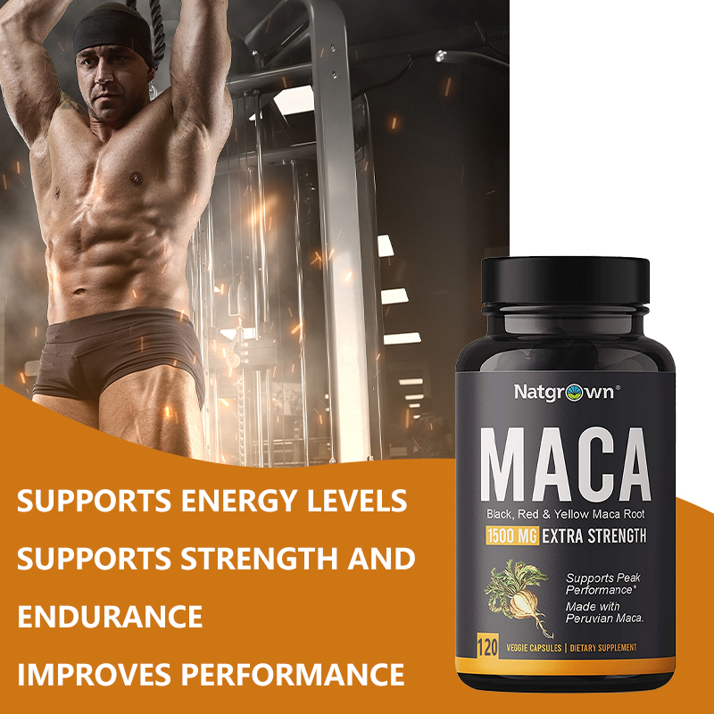 Maca Root Capsules (Black + Re - огляд і ціна Ginger Tea