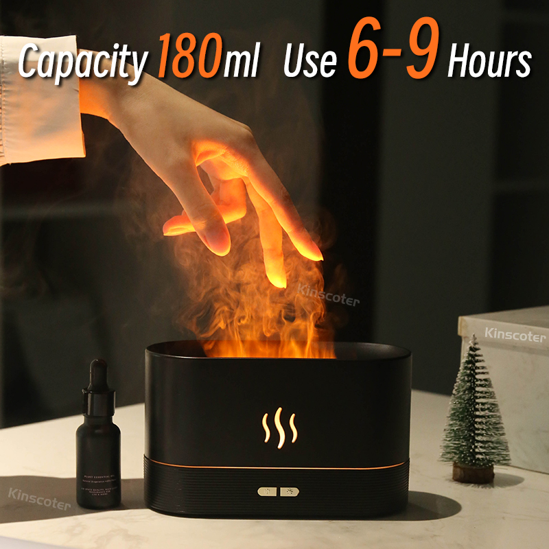 USB Desktop Flame Aroma Diffus - огляд і ціна Lavender Oil